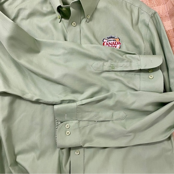 Canada Dry Large Green button up - Picture 6 of 8